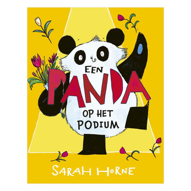 Centraal boekhuis een panda op het podium