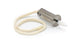 Lont met vlam led incl 3x lr44 batterij zilver
