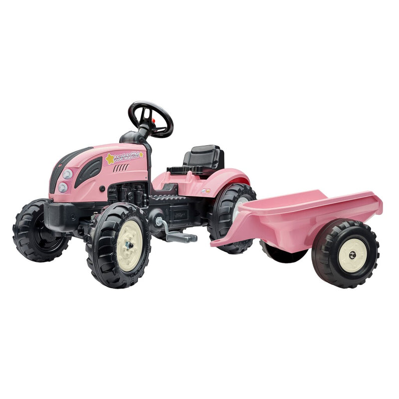 Afbeelding laden in galerijviewer, Falk tractor country farmer set pink 2+
