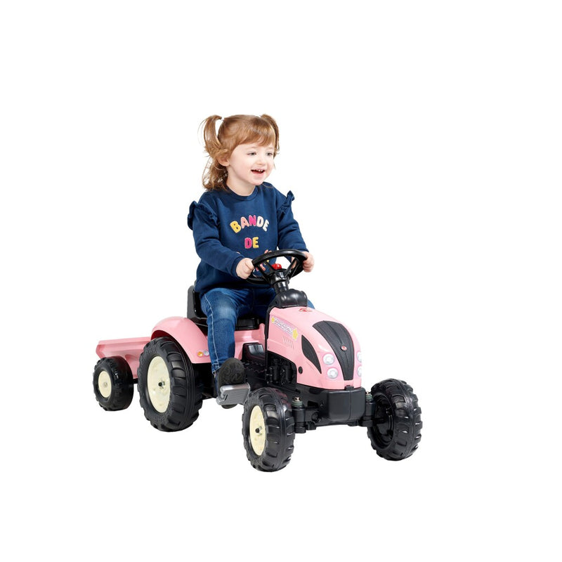 Afbeelding laden in galerijviewer, Falk tractor country farmer set pink 2+
