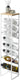 Yamazaki wijnrek flessenrek - 16 flessen - tower - wit