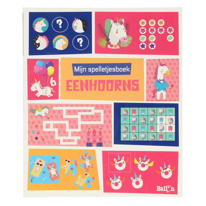 Afbeelding laden in galerijviewer, Wins holland mijn spelletjesboek eenhoorns
