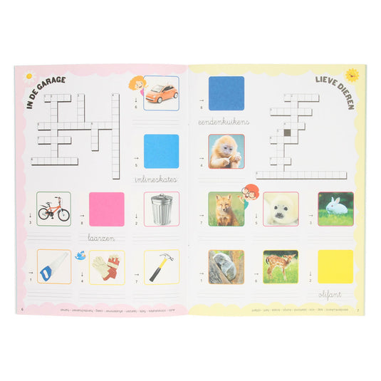 Mijn eerste kruiswoordraadsels (6-10 jaar)