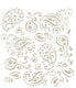 Folkart • lasergesneden stencil paisley delight