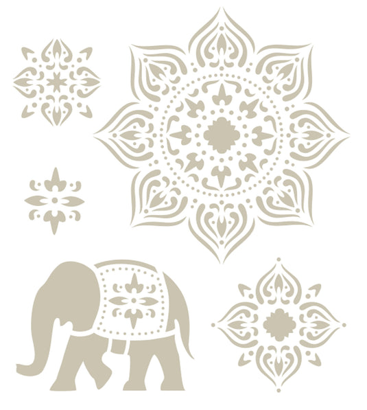 Folkart • lasergesneden stencil tangier