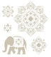 Folkart • lasergesneden stencil tangier