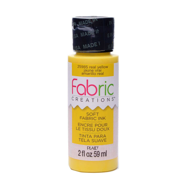 Afbeelding laden in galerijviewer, Fabric creations • soft fabric inkt 59ml real yellow
