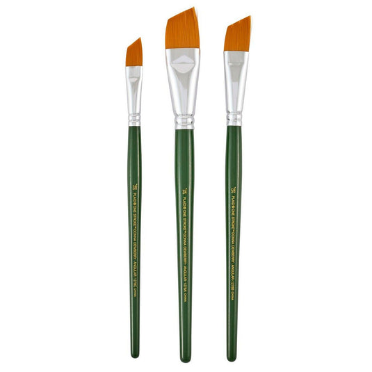 Folkart • one stroke brush sets angle brush set 3x