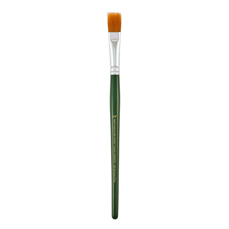 Afbeelding laden in galerijviewer, Folkart • one stroke brush sets feather brush 1,2cm
