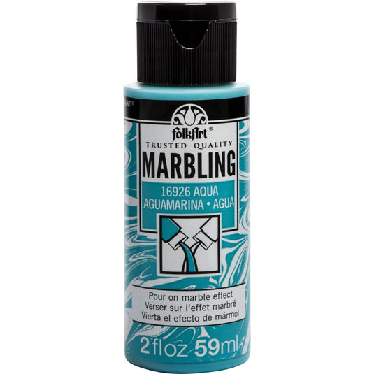 Folkart • marbling paint color 59ml aqua