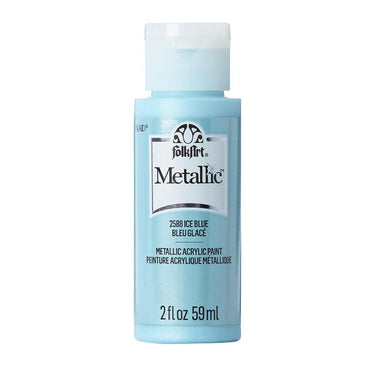 Folkart • metallic acrylic paint ice blue 59ml
