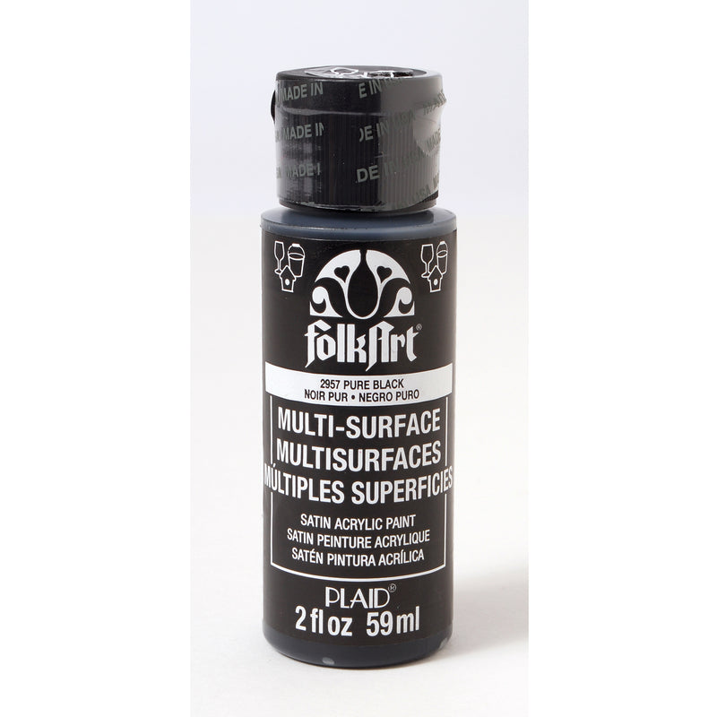 Afbeelding laden in galerijviewer, Folkart • multi-surface pure black 59ml
