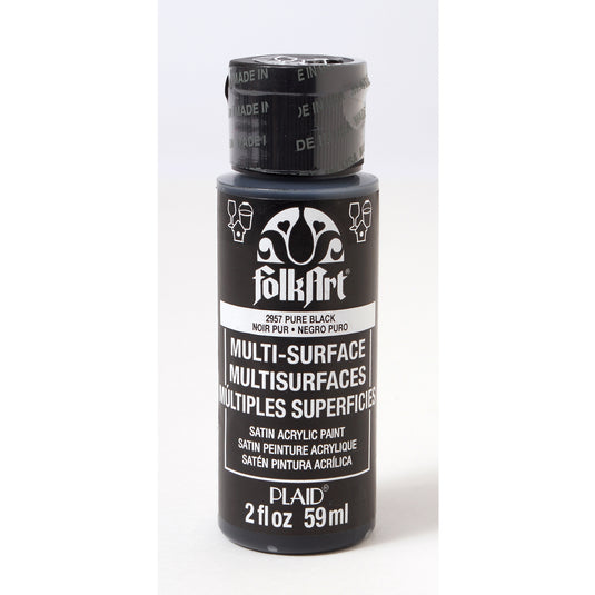 Folkart • multi-surface pure black 59ml