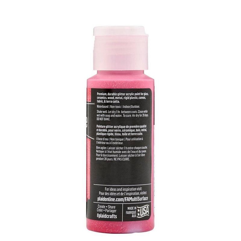 Afbeelding laden in galerijviewer, Folkart • multi-surface glitter firey red 59ml
