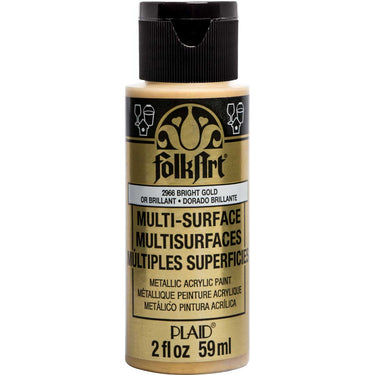 Folkart • multi-surface metallic bright gold 59ml