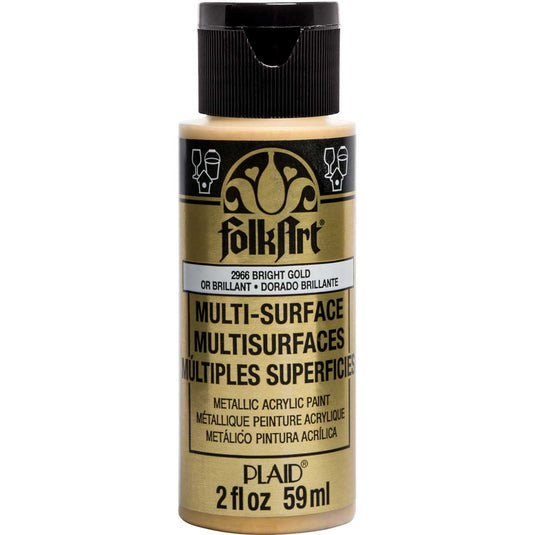 Folkart • multi-surface metallic bright gold 59ml