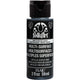 Folkart • multi-surface metallic charcoal black 59ml