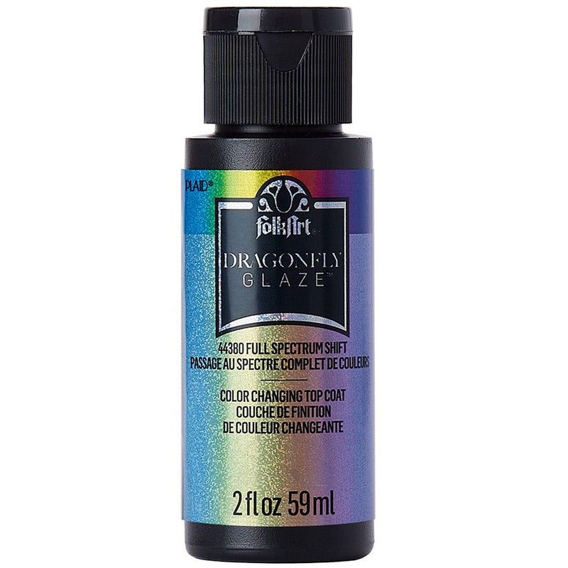 Afbeelding laden in galerijviewer, Folkart • dragonfly glaze violet-blue-green shift 59ml
