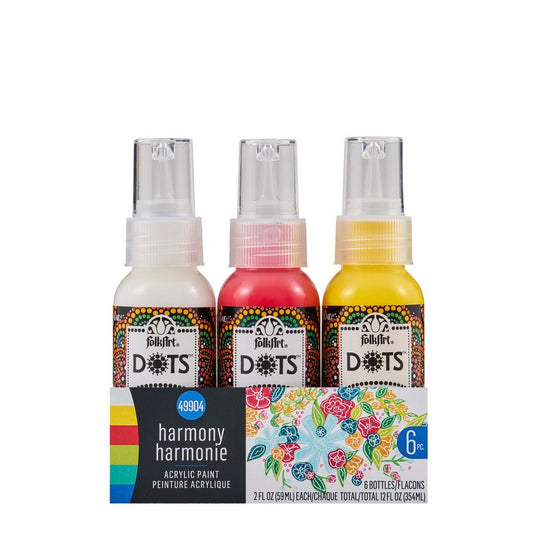 Folkart • paint sets dots 6x
