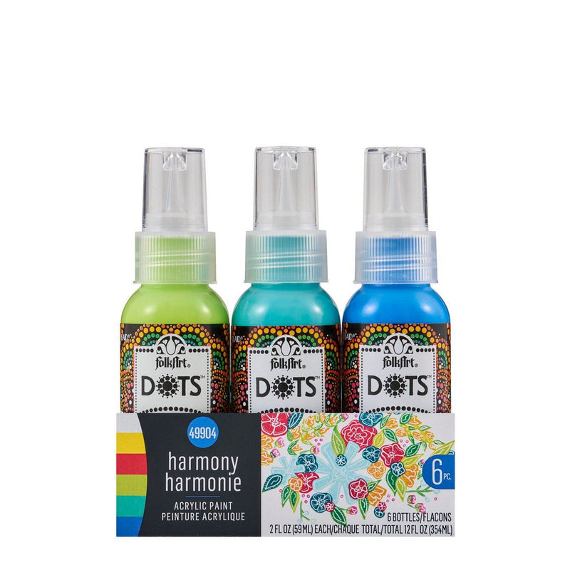 Afbeelding laden in galerijviewer, Folkart • paint sets dots 6x
