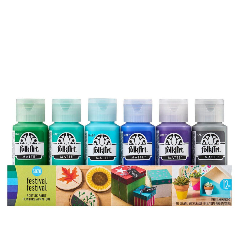 Afbeelding laden in galerijviewer, Folkart • paint sets festival 12x
