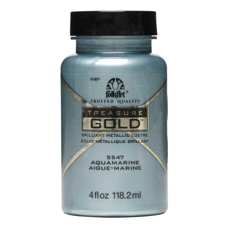 Afbeelding laden in galerijviewer, Folkart • treasure gold 118ml aquamarine
