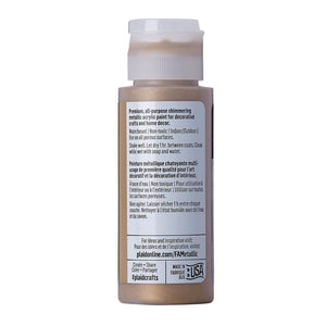 Folkart • metallic acrylic paint sahara gold 59ml