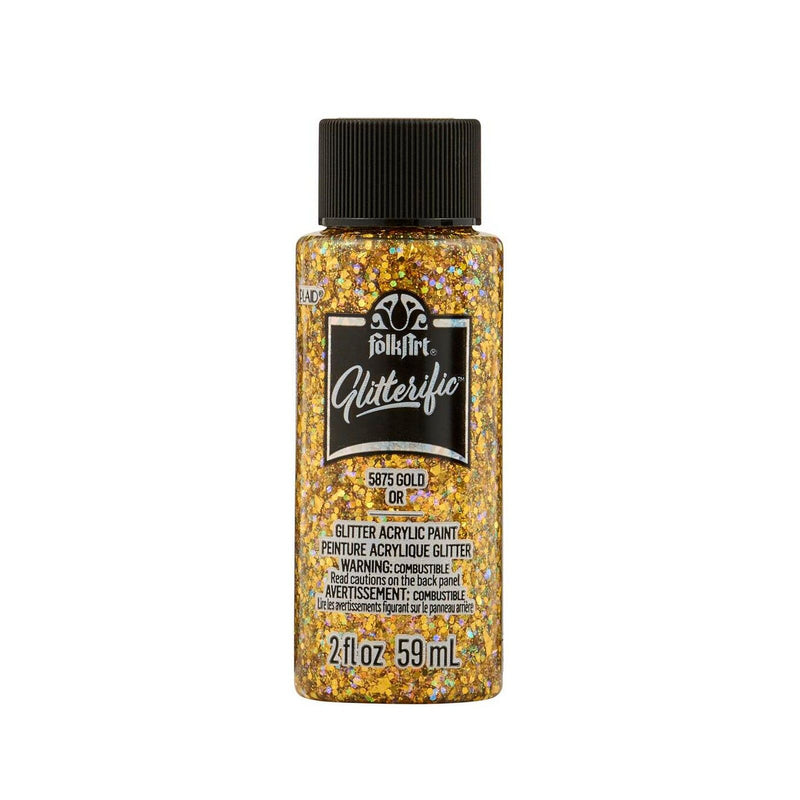 Afbeelding laden in galerijviewer, Folkart • glitterific colors gold 59ml
