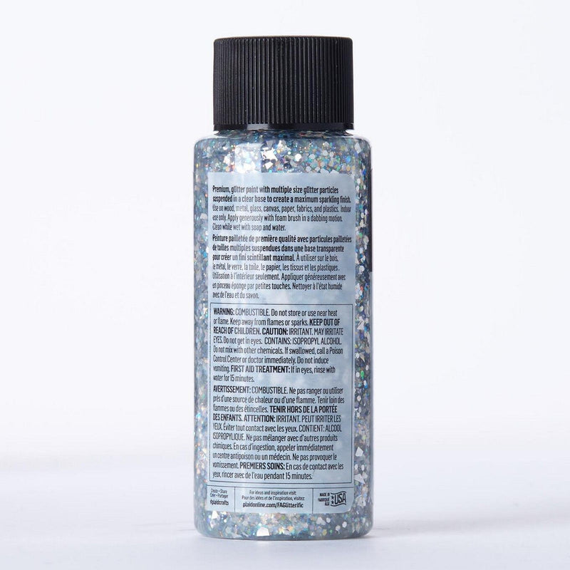 Afbeelding laden in galerijviewer, Folkart • glitterific colors silver 59ml
