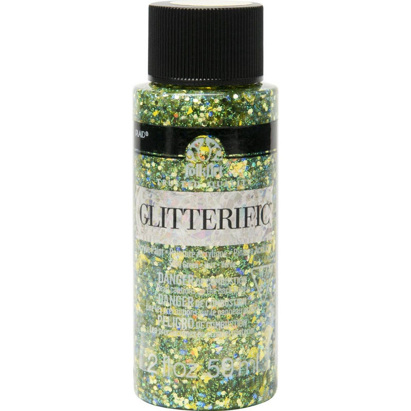 Afbeelding laden in galerijviewer, Folkart • glitterific colors green 59ml
