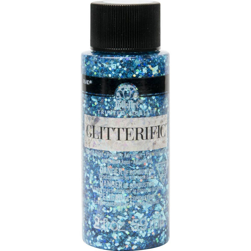 Afbeelding laden in galerijviewer, Folkart • glitterific colors aqua 59ml
