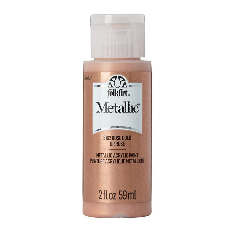 Afbeelding laden in galerijviewer, Folkart • metallic acrylic paint rose gold 59ml
