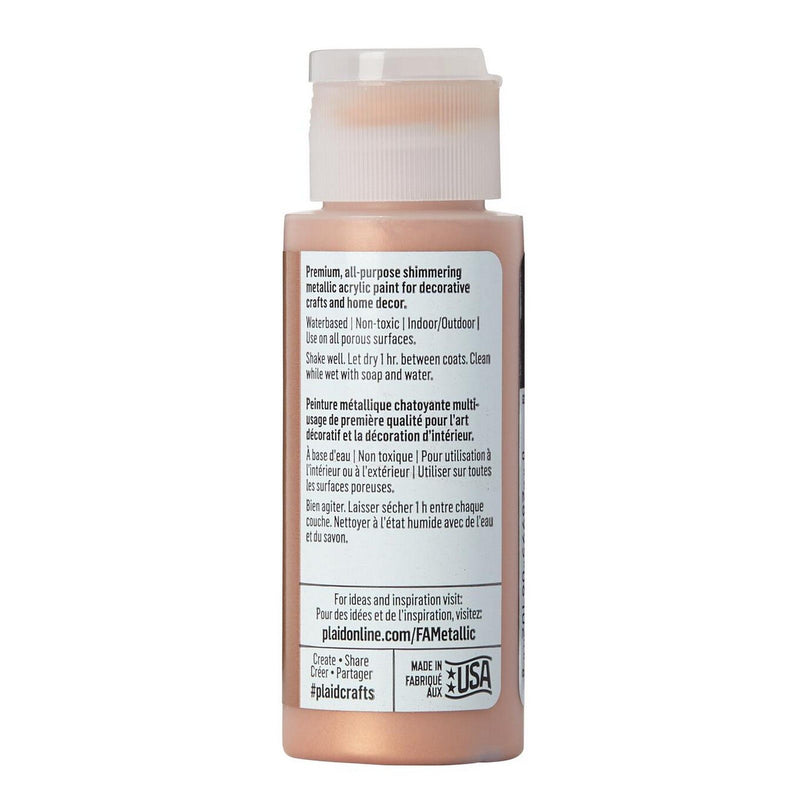 Afbeelding laden in galerijviewer, Folkart • metallic acrylic paint rose gold 59ml
