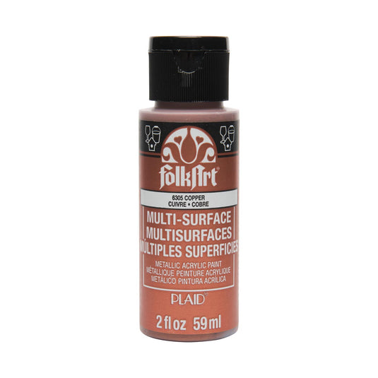 Folkart • multi-surface metallic copper 59ml