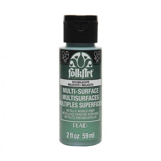 Folkart • multi-surface metallic malachite 59ml
