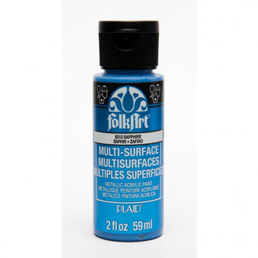 Folkart • multi-surface metallic sapphire 59ml