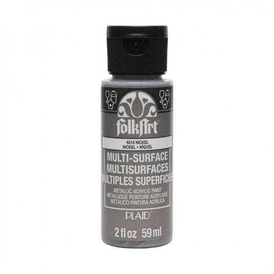 Folkart • multi-surface metallic nickel 59ml