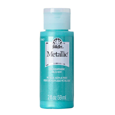 Folkart • metallic acrylic paint aquamarine 59ml