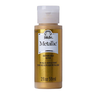 Folkart • metallic acrylic paint pure gold 59ml
