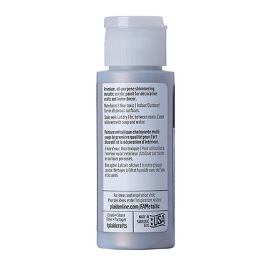 Folkart • metallic acrylic paint silver sterling 59ml