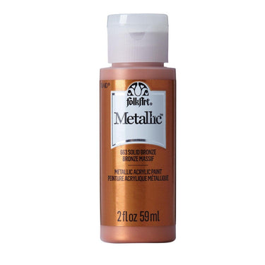 Folkart • metallic acrylic paint solid bronze 59ml