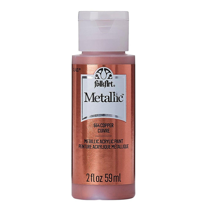 Afbeelding laden in galerijviewer, Folkart • metallic acrylic paint copper 59ml
