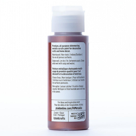 Folkart • metallic acrylic paint antique copper 59ml