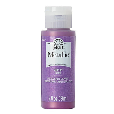 Folkart • metallic acrylic paint plum 59ml