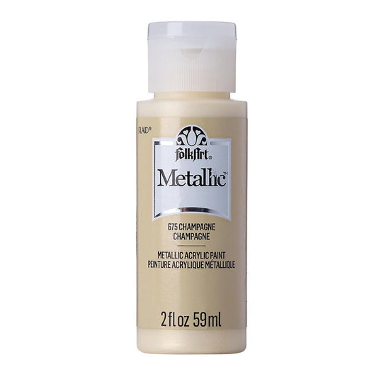 Folkart • metallic acrylic paint champagne 59ml