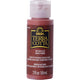Folkart • terra cotta textured acrylic paint 59ml red clay