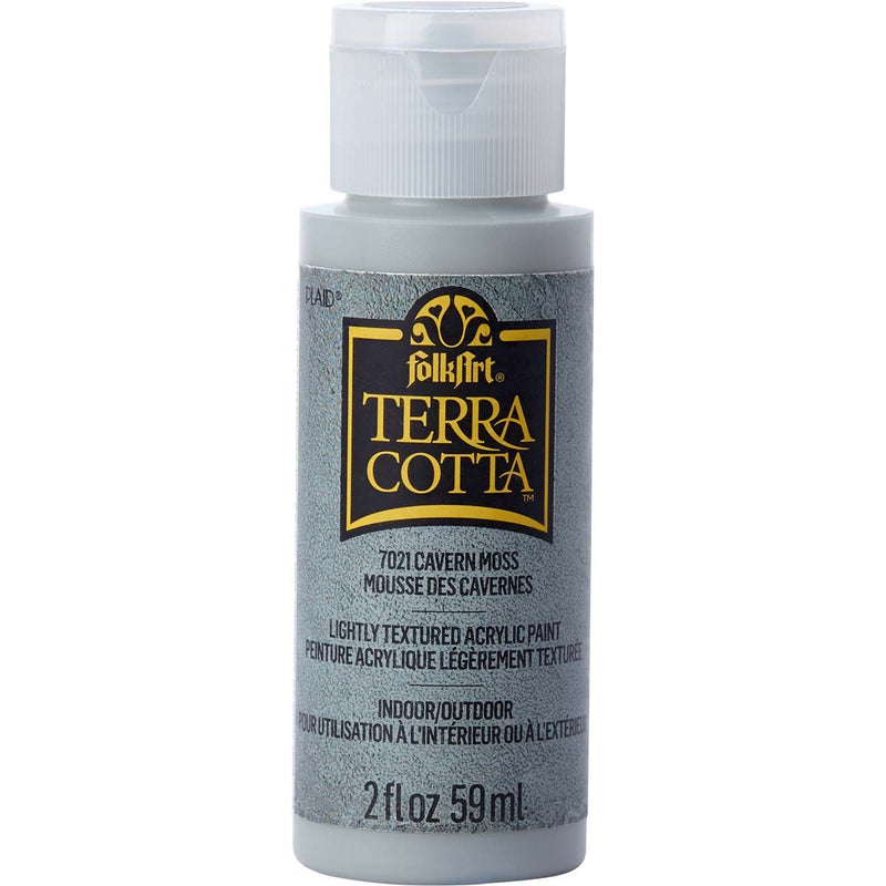 Afbeelding laden in galerijviewer, Folkart • terra cotta textured acrylic paint 59ml cavern moss
