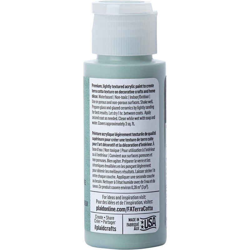 Afbeelding laden in galerijviewer, Folkart • terra cotta textured acrylic paint 59ml shale green
