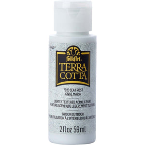 Folkart • terra cotta textured acrylic paint 59ml sea frost