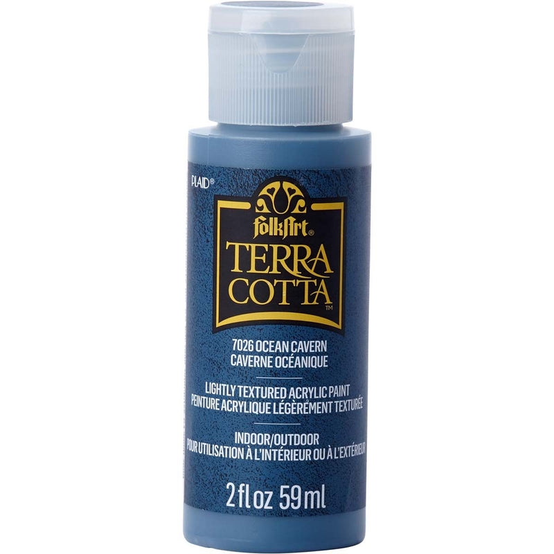 Afbeelding laden in galerijviewer, Folkart • terra cotta textured acrylic paint 59ml ocean cavern
